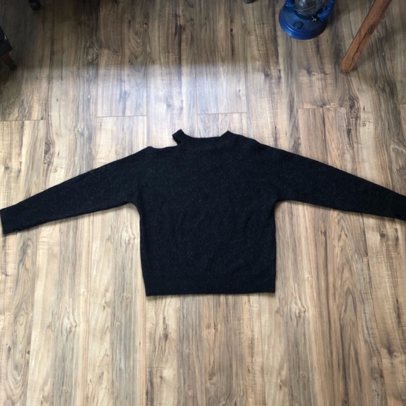 NWT - n:PHILANTHROPY Indigo Cut-Out Sweater in Black - Picture 6 of 10